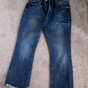 DL1961 Dark Blue Flare Women's Jeans